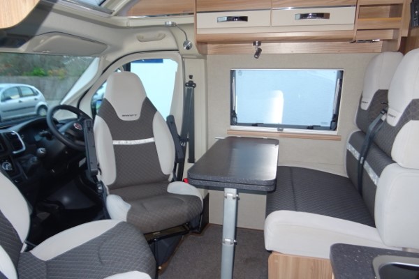 Used swift motorhome internal view